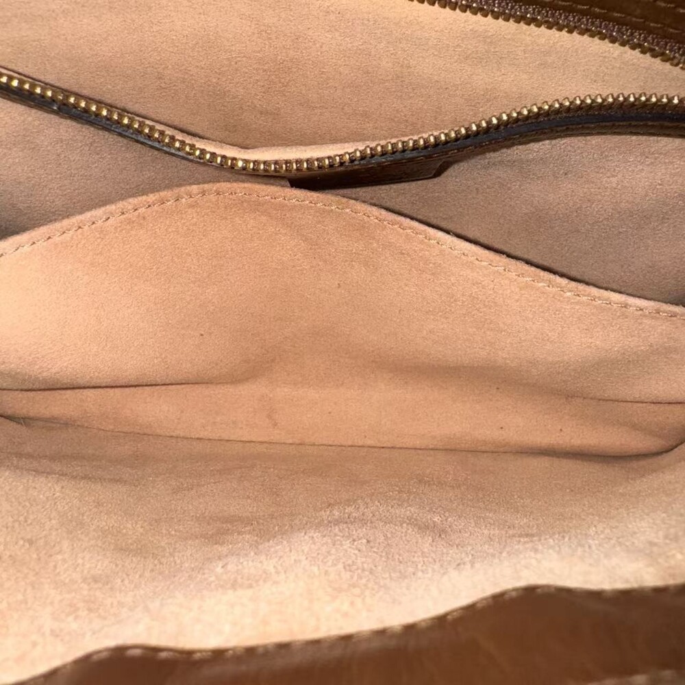 Hj Gucci Jackie Gg Supreme Brown #236181G20B - Picture 10 of 12